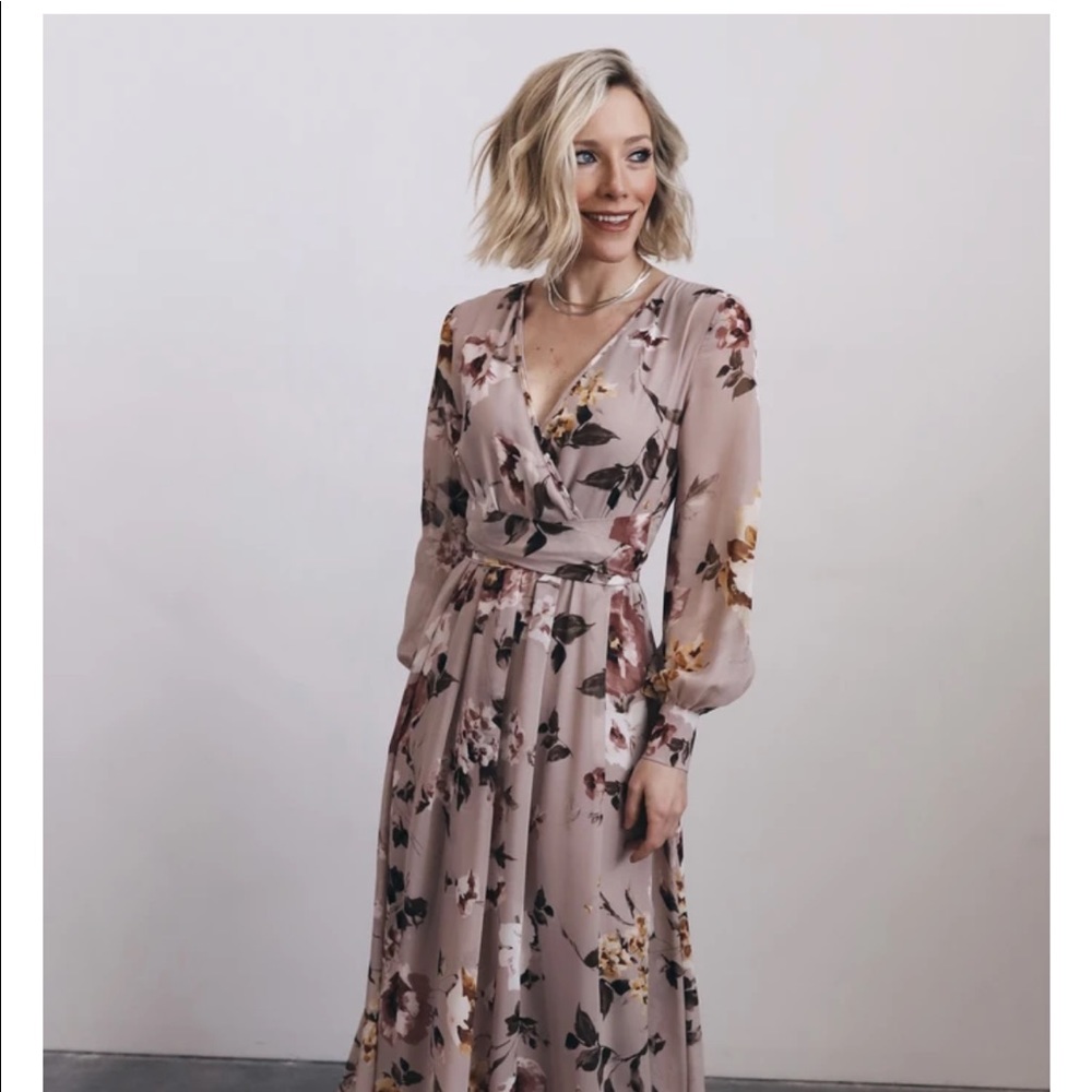 Baltic Born Mauve Floral Dress